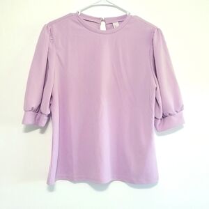 Shein lavender blouse​​​​​